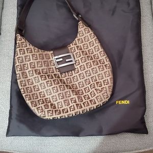Authentic FENDI Hobo with Dust Bag
